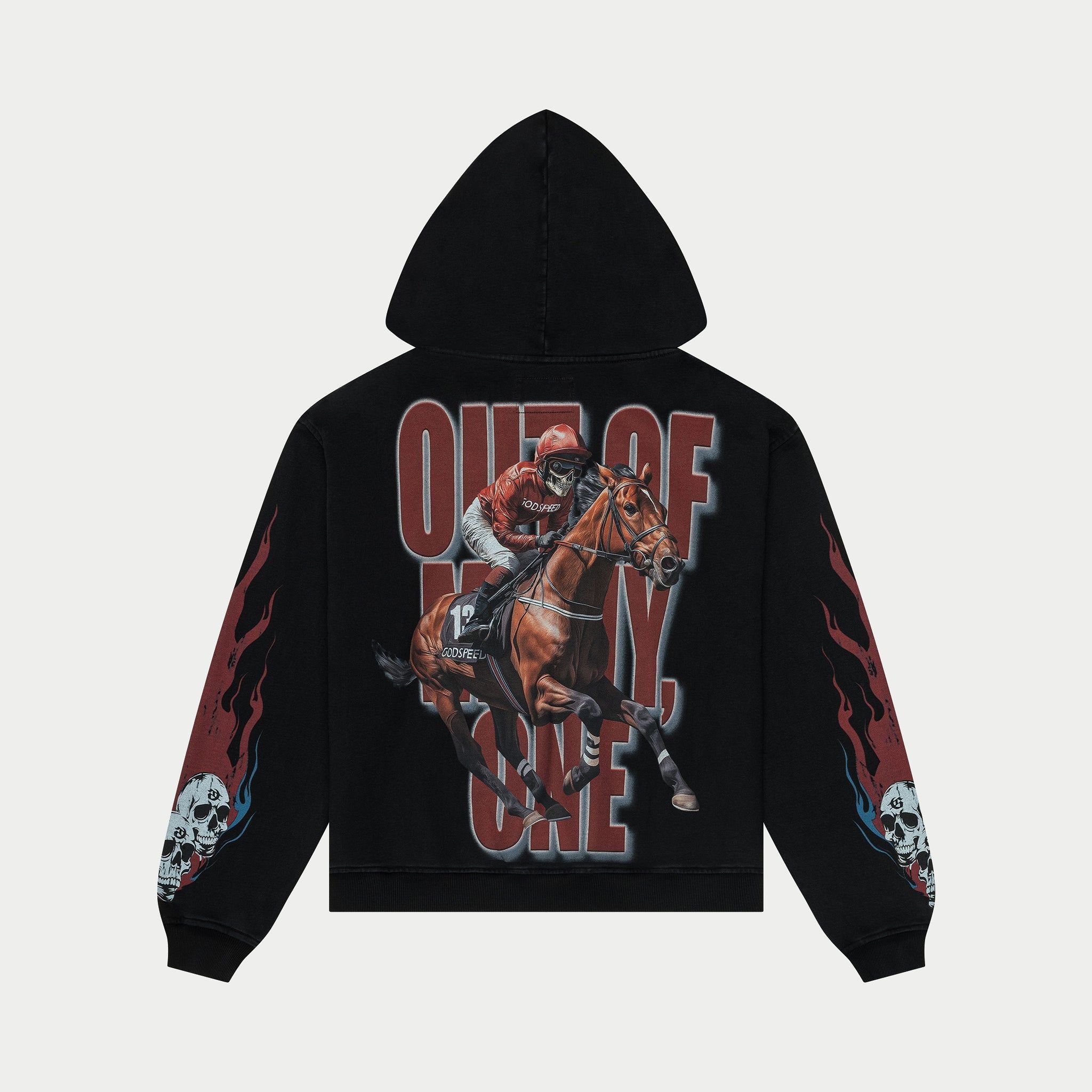 GodSpeed Thoroughbred Hoodie (Black wash)