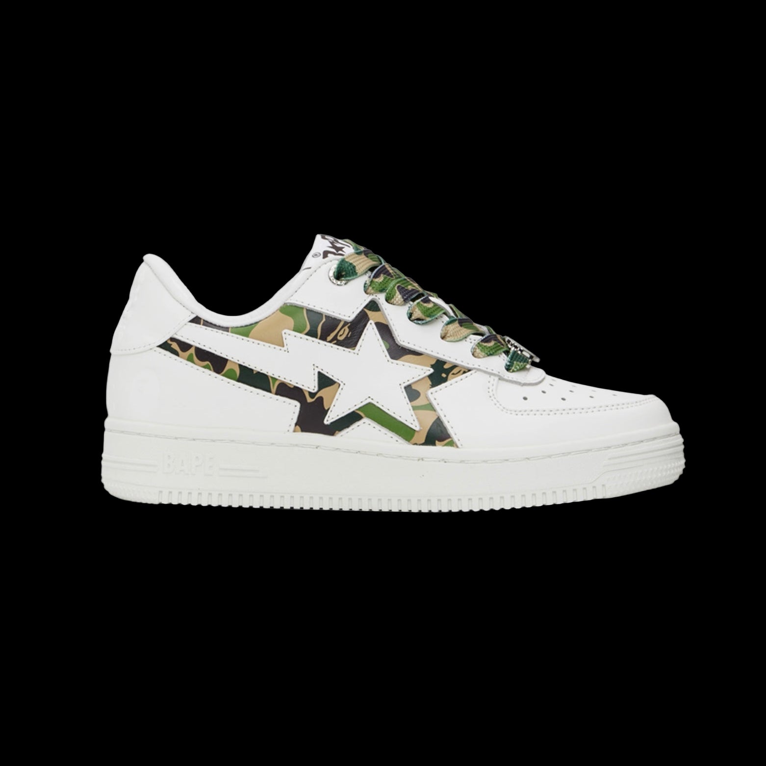 Bapesta Icon 'ABC Camo - Green'