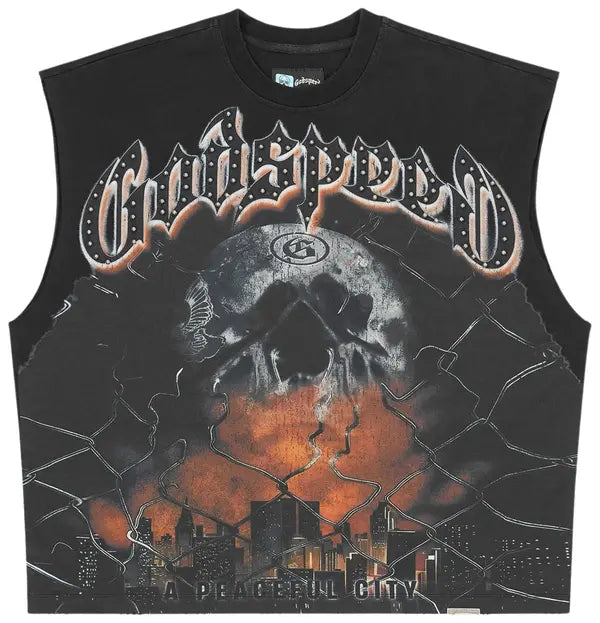 Godspeed Fences Sleeveless T-Shirt 'Black'