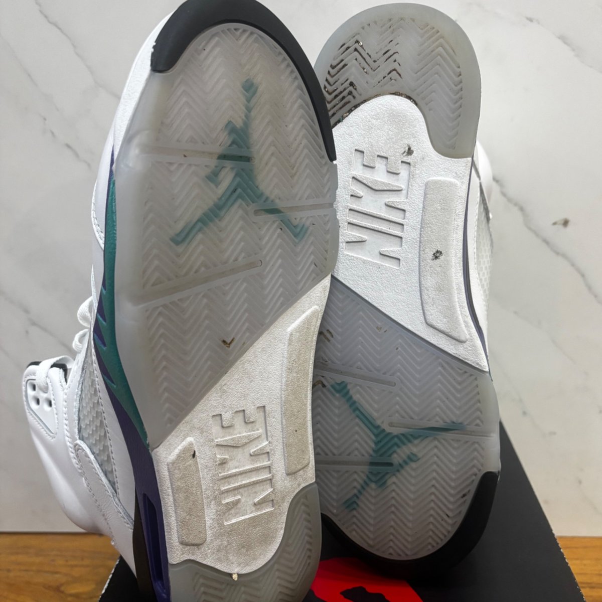 Jordan 5 Retro Grape (2025) Size 10 (Lightly Worn Pre-Owned)