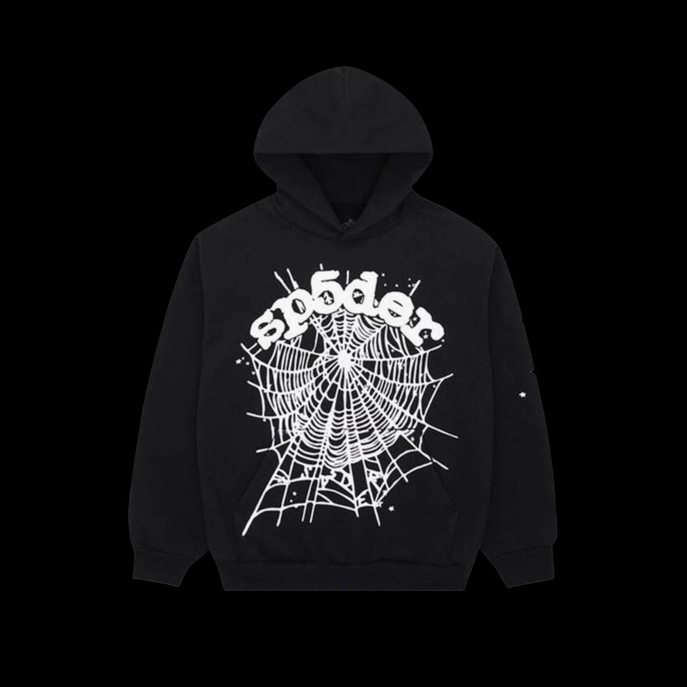 Sp5der OG Web Hoodie 'Black'