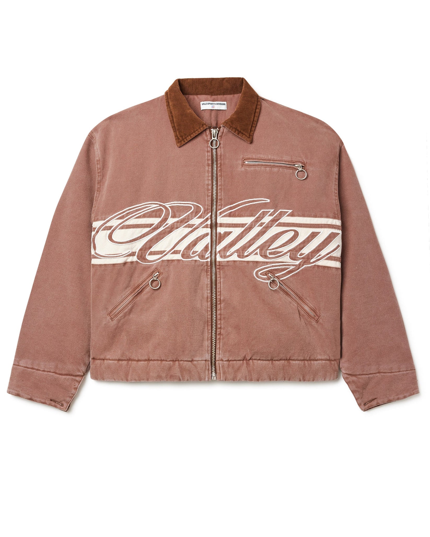 Vale Forever Brown Cursive Trucker Jacket