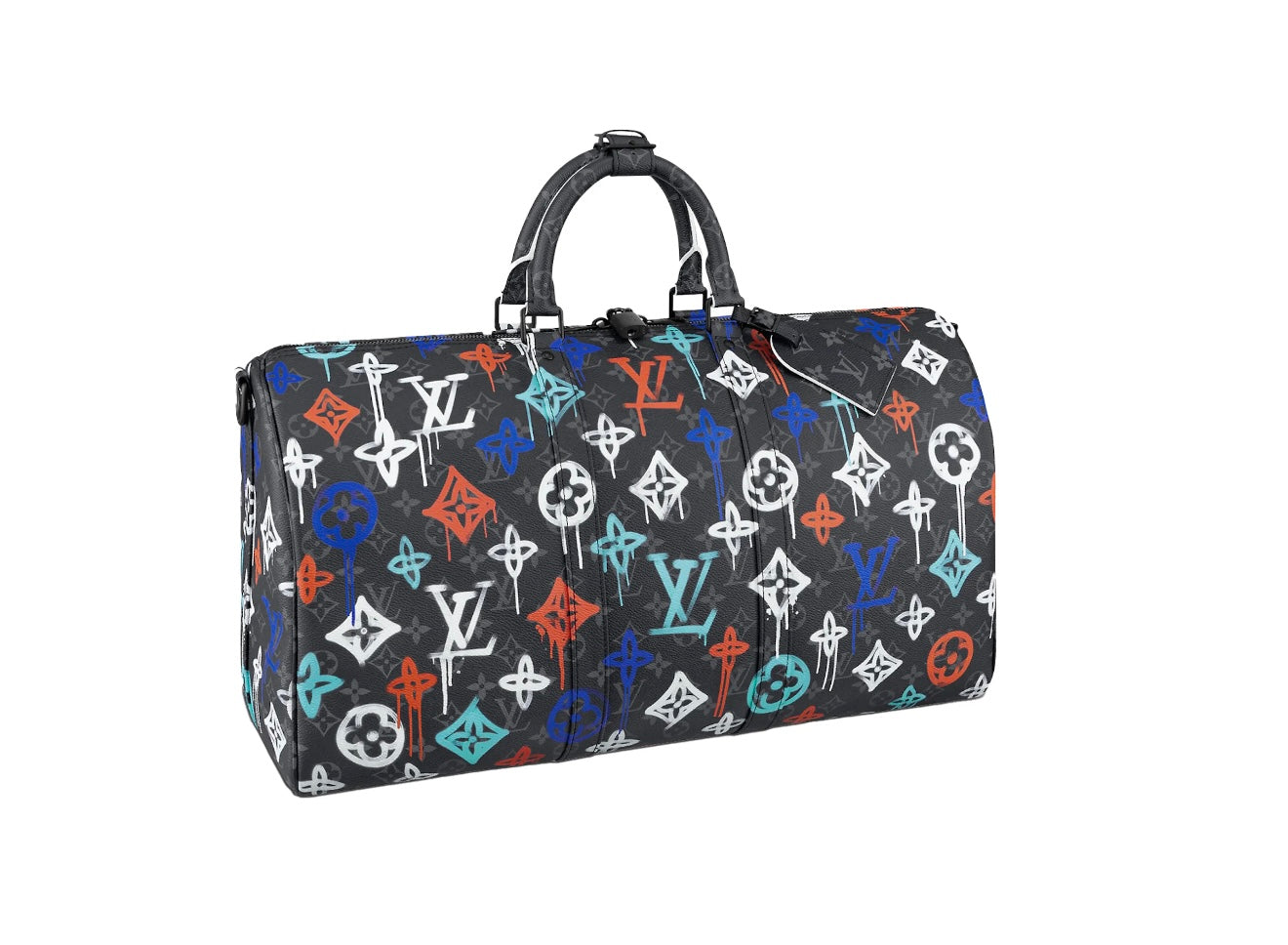 Louis Vuitton Keepall Bandoulière Graffiti Multicolor 50