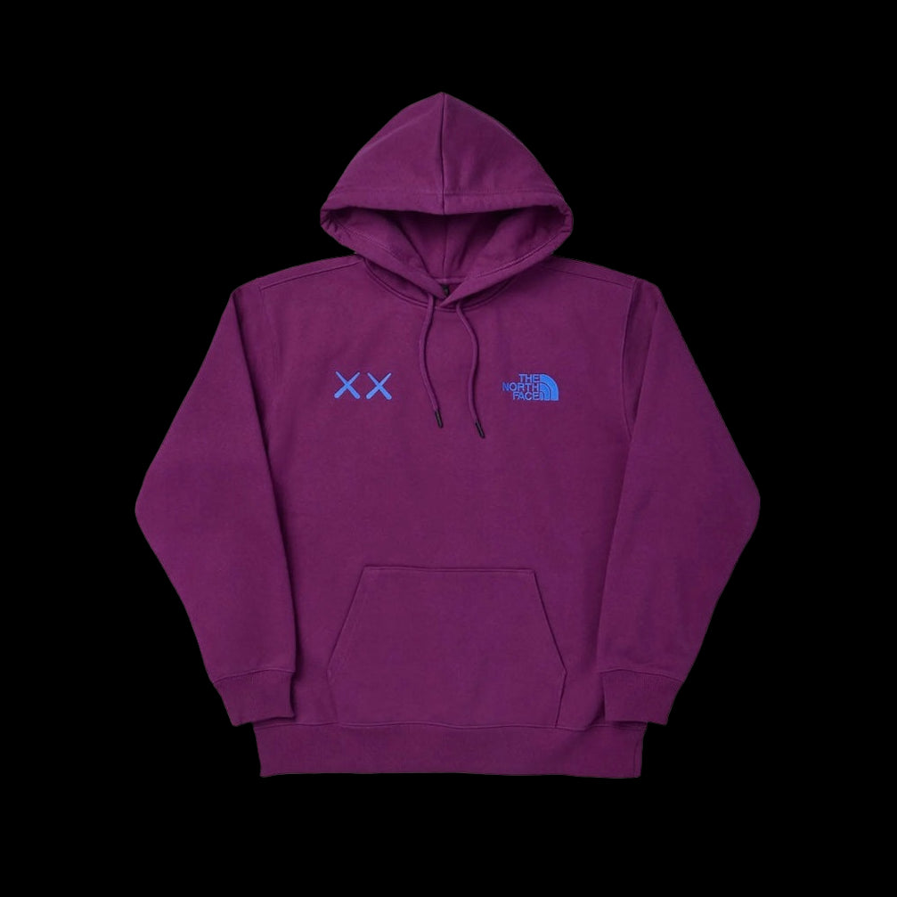 KAWs X NorthFace Hoodie Purple