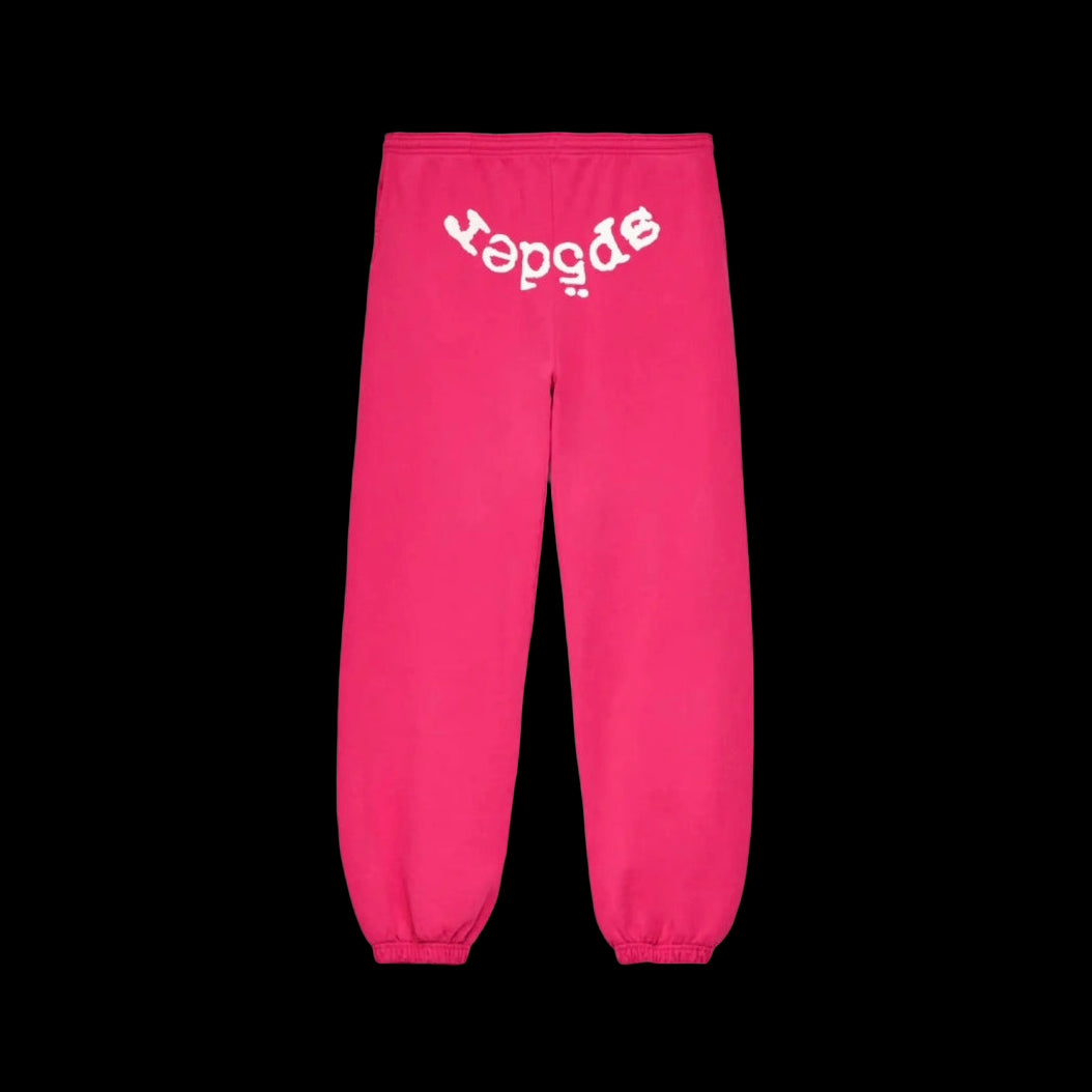 Sp5der Legacy Pant Pink/White