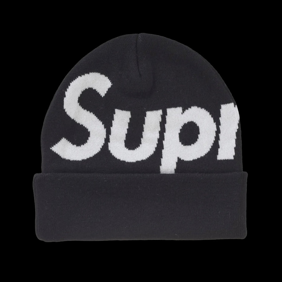 Supreme Big Logo Beanie FW24 Black