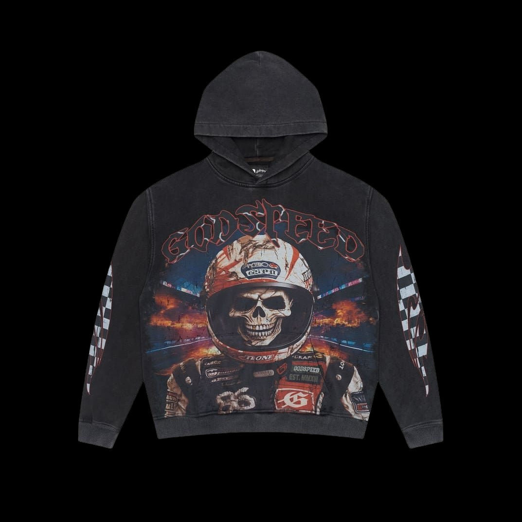Godspeed Racer Goldie Hoodie Black Wash