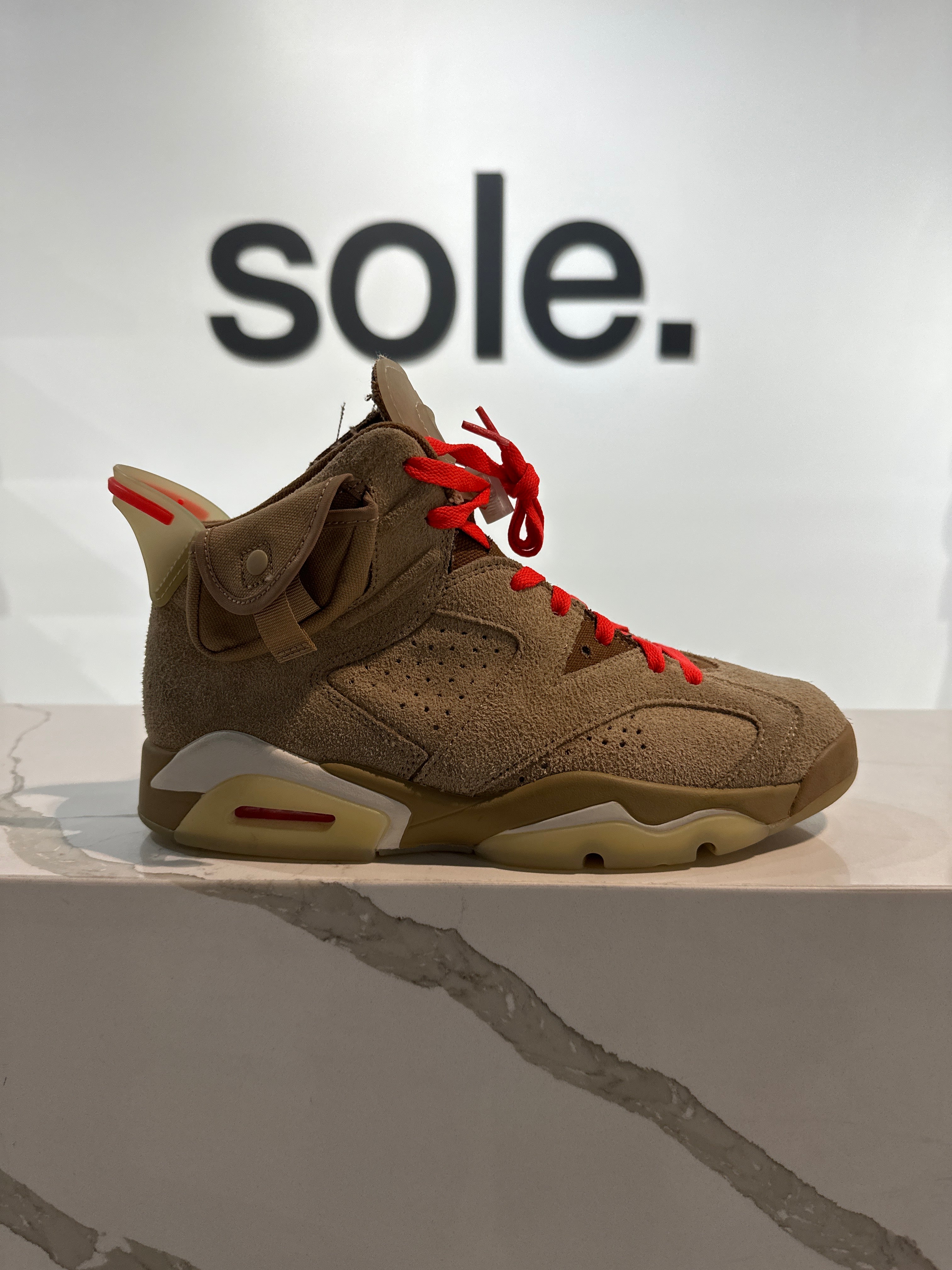 Pre-Owned Travis Scott x Air Jordan 6 Retro 'British Khaki'