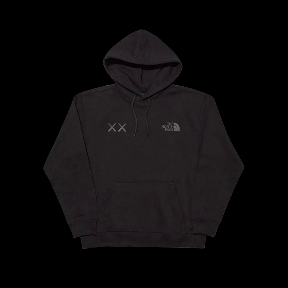 KAWs X NorthFace Hoodie Black
