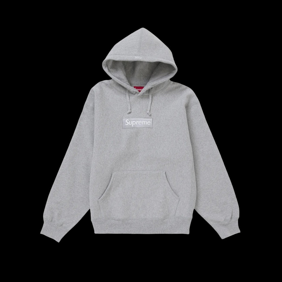 Supreme Box Logo Hooded Sweatshirt 'Grey'