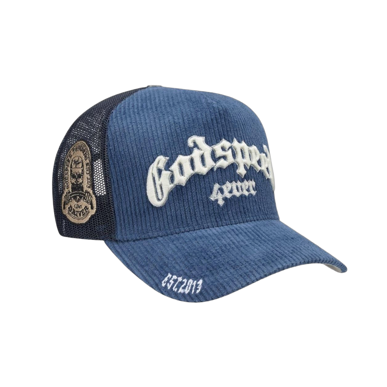 Godspeed GS FOREVER TRUCKER HAT Navy Corduroy