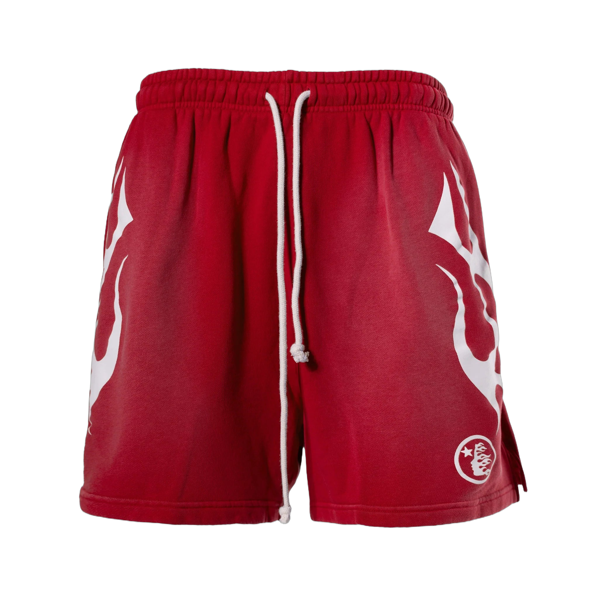 Hellstar Flame Shorts 'Red/White'
