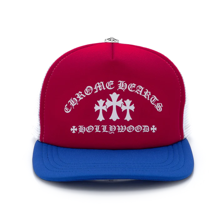 Chrome Hearts King Taco Trucker Hat 4th Of July 'Red/White/Blue'