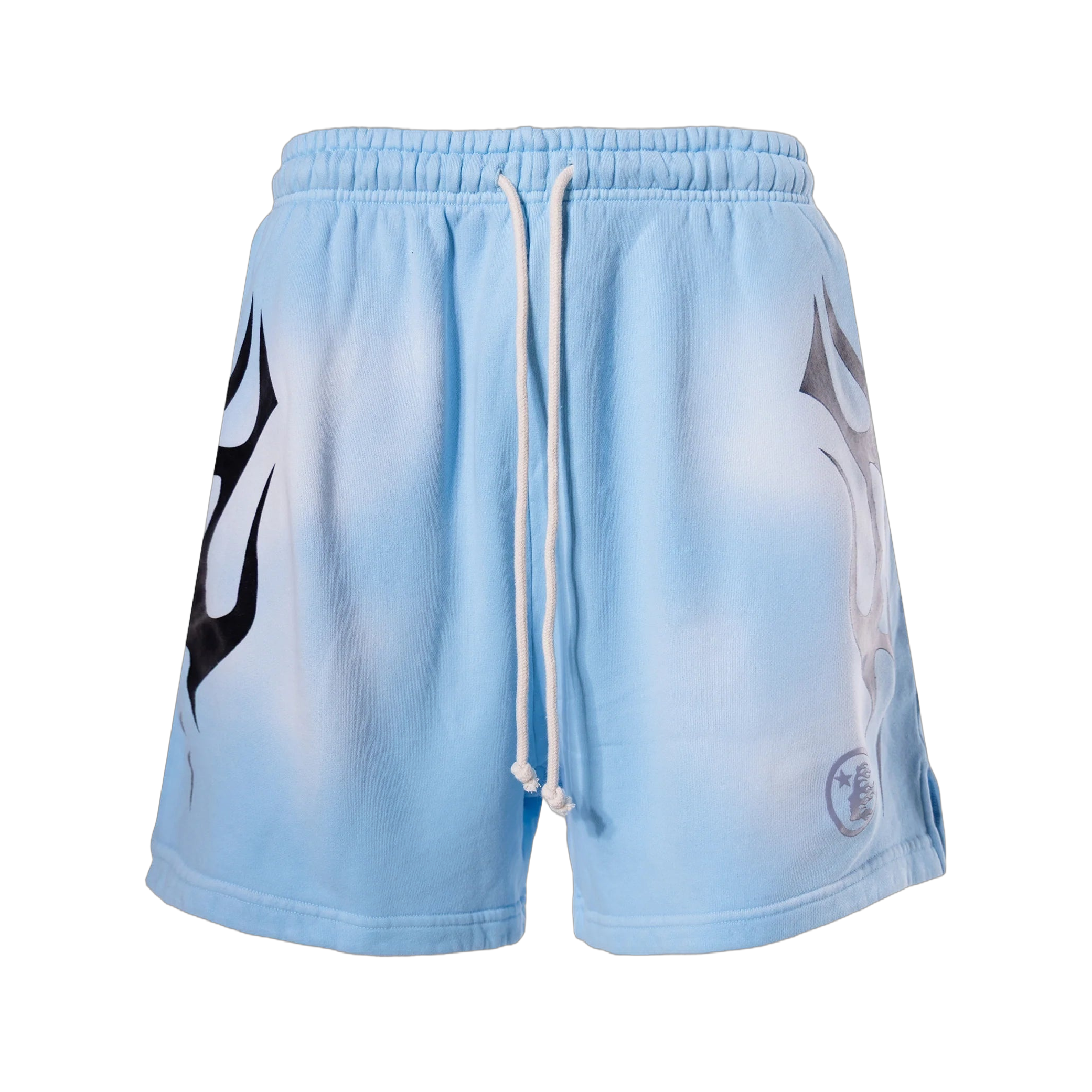 Hellstar Flame Shorts Blue/Black