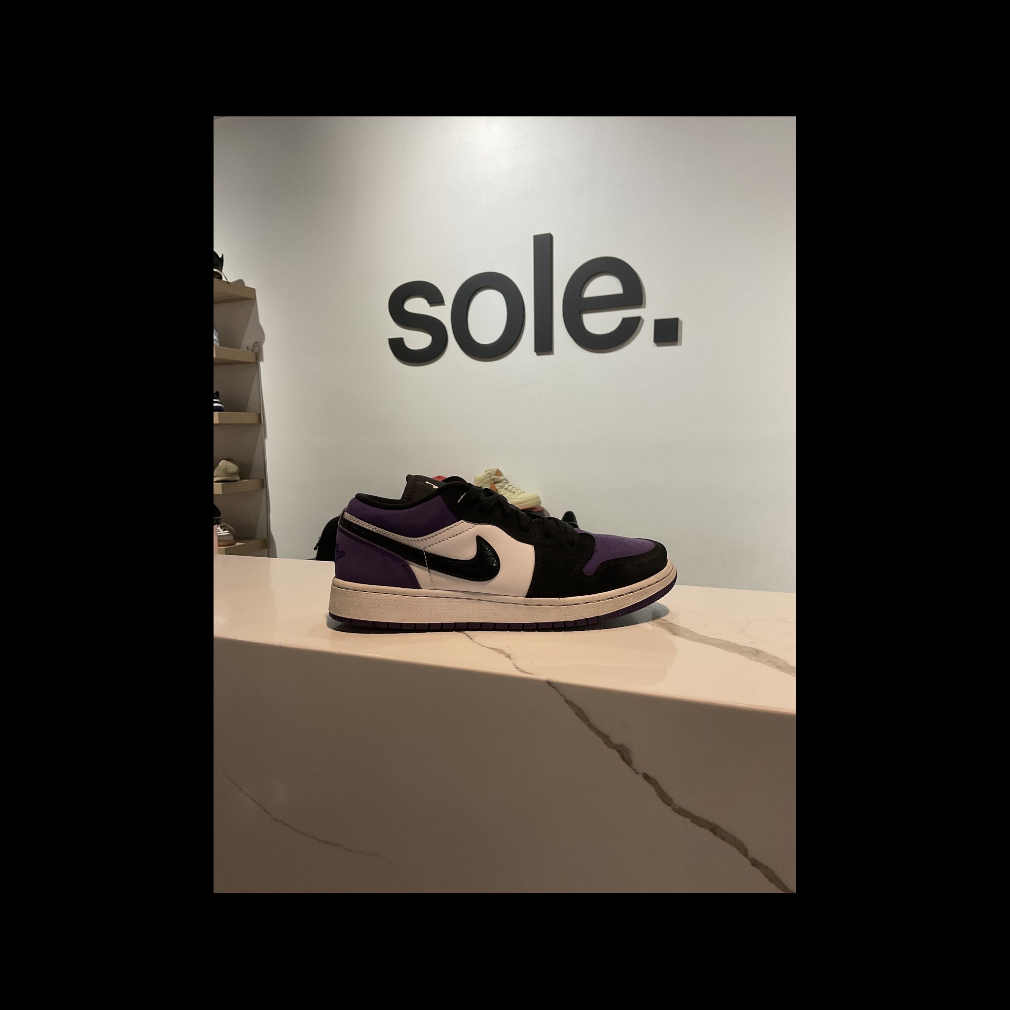 Pre-Owned Air Jordan 1 Low GS 'Court Purple'