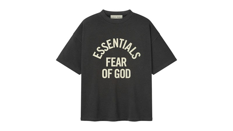Fear of God Essentials Campus 90's Short Sleeve Tee Faded Black