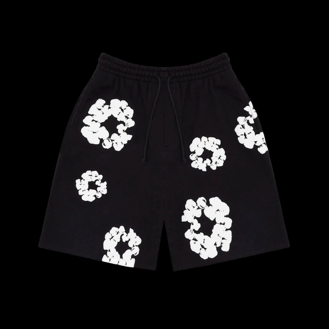 Denim Tears Cotton Wreath Short Black