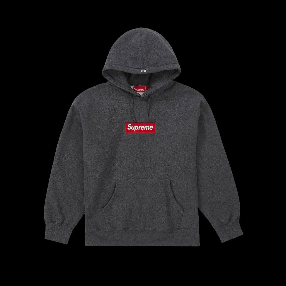 Supreme Box Logo Hoodie Charcoal FW21