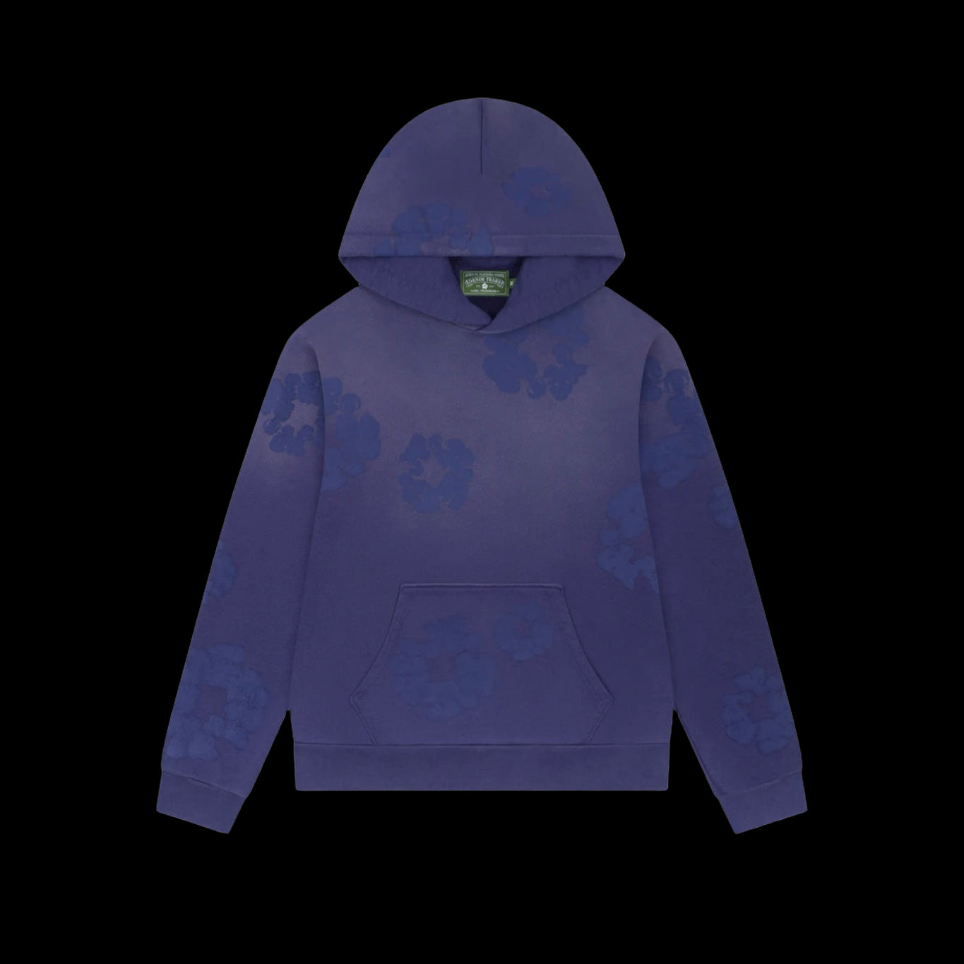 Denim Tears Mono Cotton Wreath Hoodie Navy