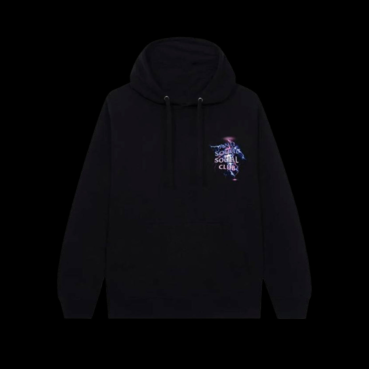 Anti-Social Bolt From The Blue Hoodie Black