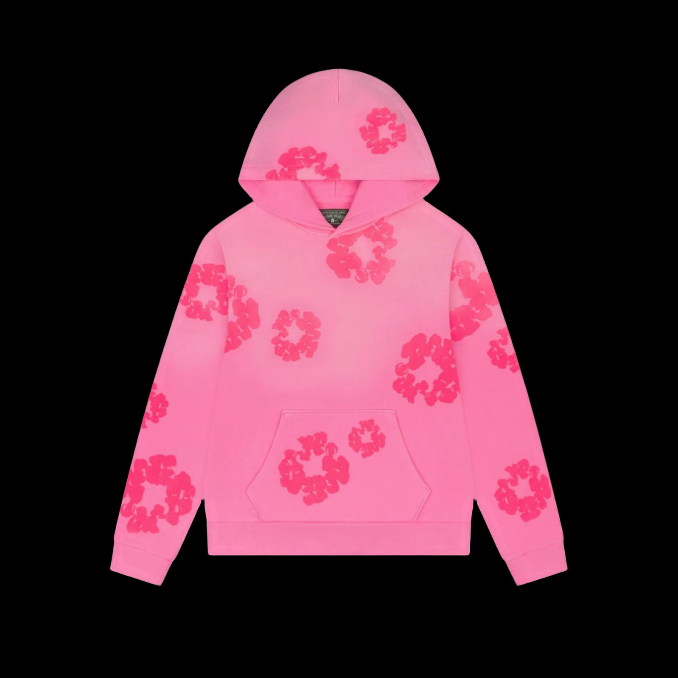 Denim Tears Mono Cotton Wreath Hoodie Pink