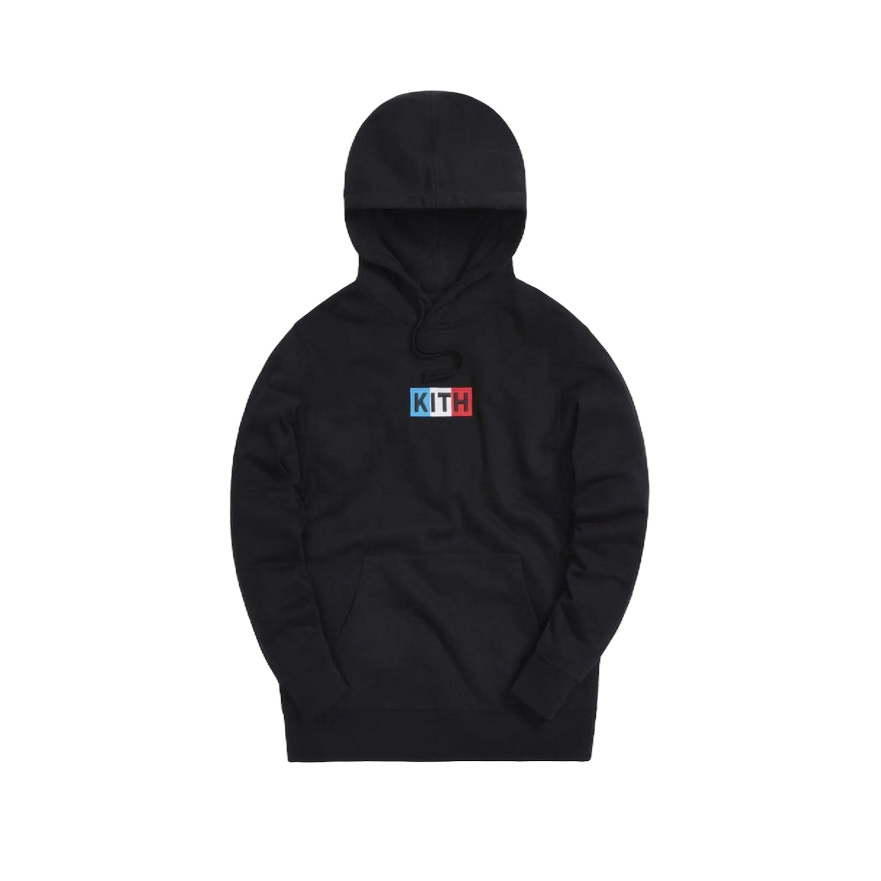 Kith Paris Classic Logo Hoodie Black