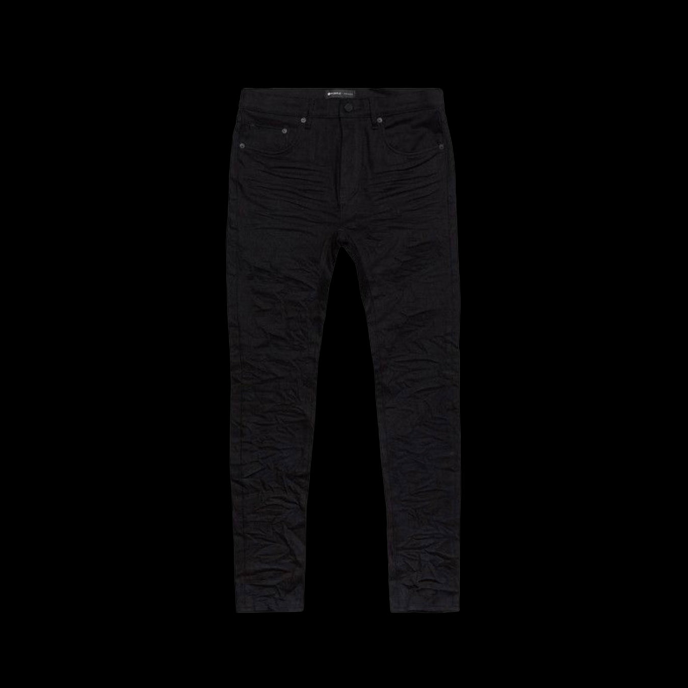 Purple Brand Low Rise Skinny Jeans 'Black Raw'
