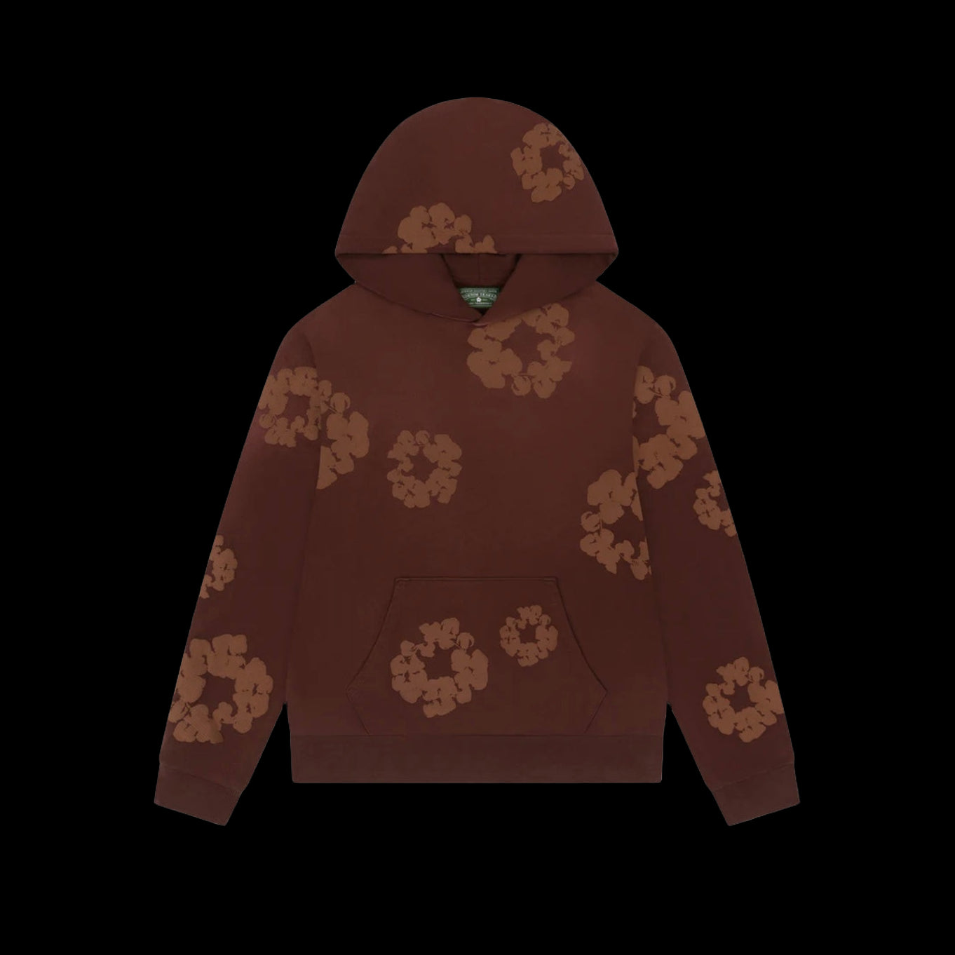 Denim Tears Mono Cotton Wreath Hoodie Brown