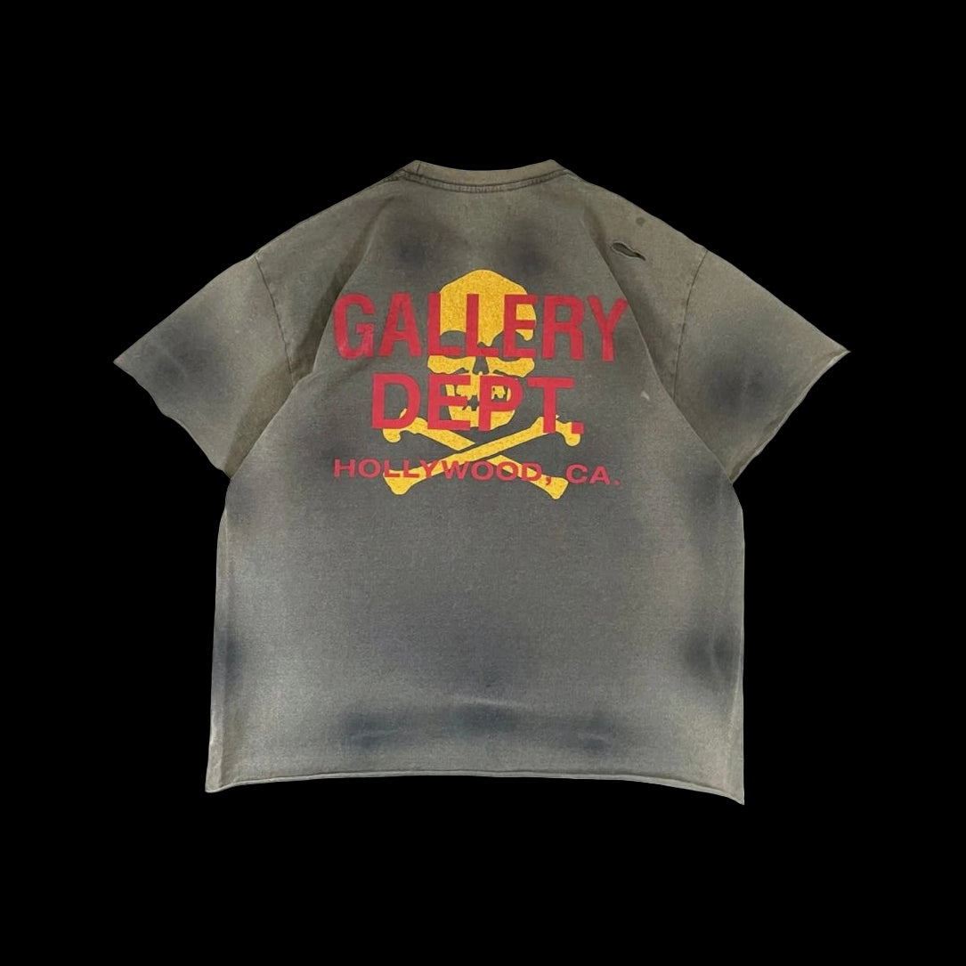 Gallery Dept. Vintage Skull Black Tee