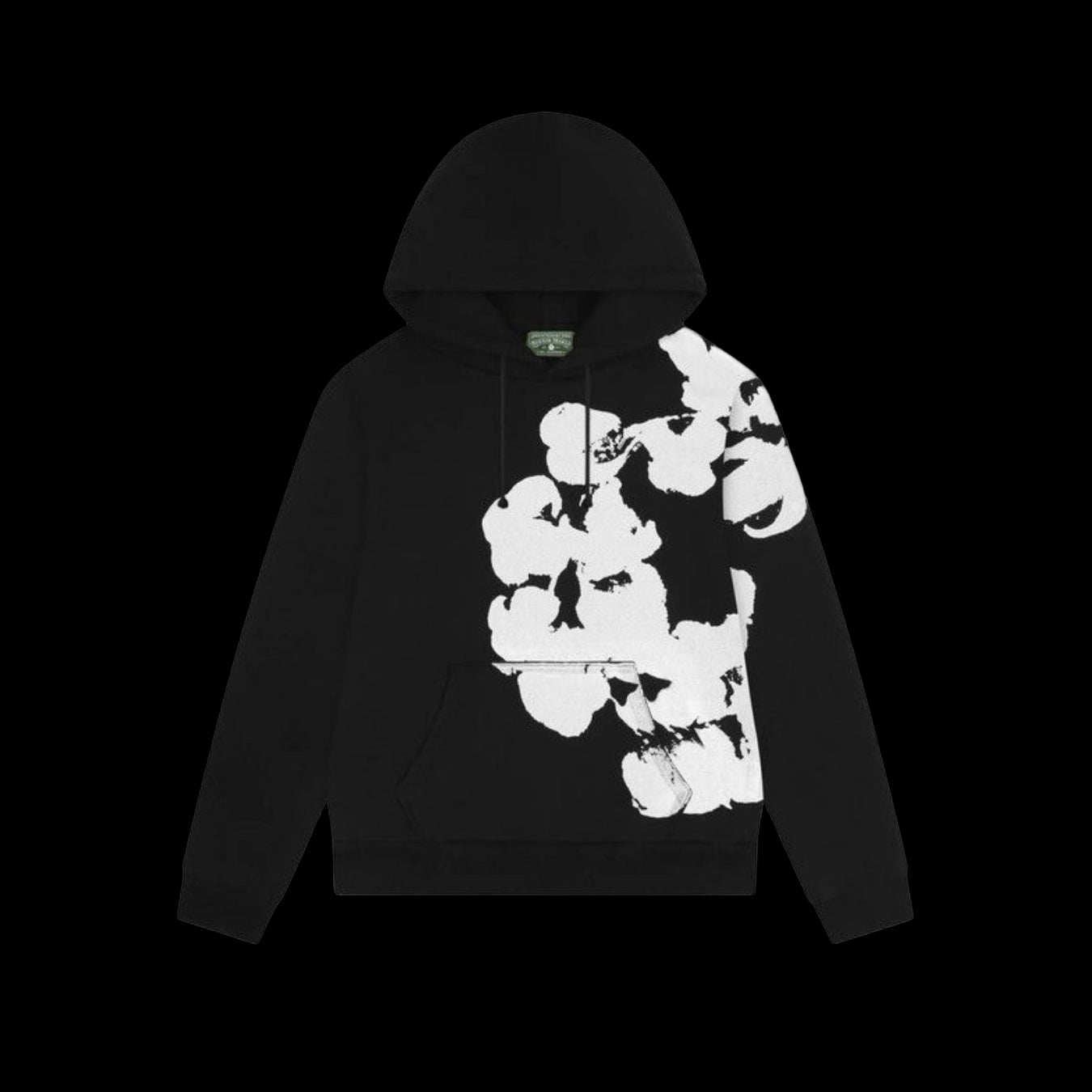 Denim Tears Big Cotton Wreath Sweatshirt 'Black'