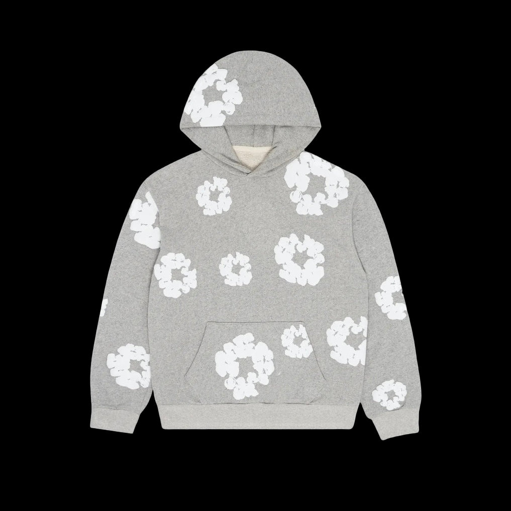 Denim Tears Cotton Wreath Hoodie Grey