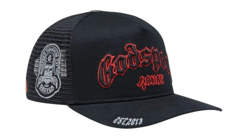 Godspeed GS Forever Trucker Hat Black/Red