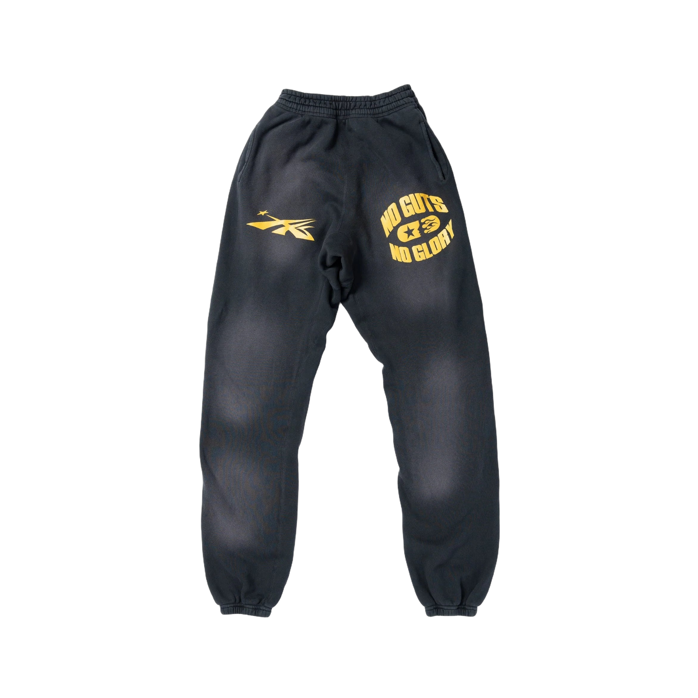 Hellstar No Guts No Glory Sweatpants 'Washed Black'