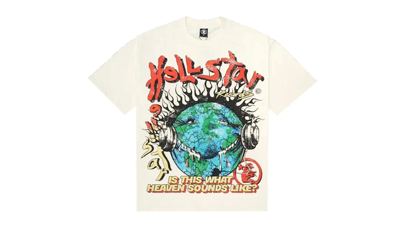 Hellstar Heaven On The Earth T-shirt Cream
