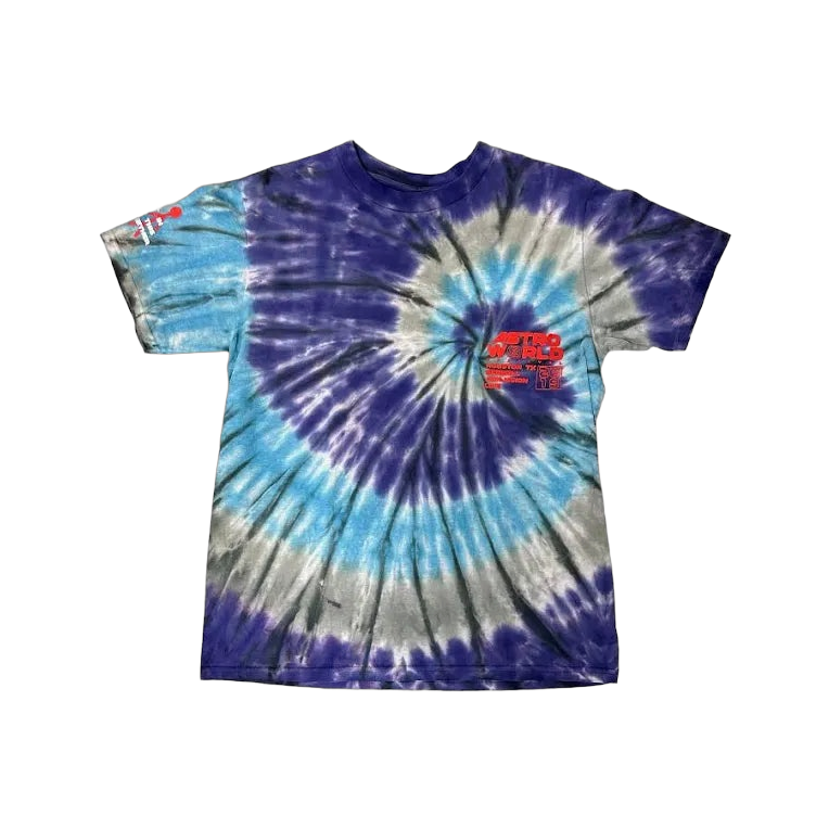 Travis Scott Official souvenier tee Tie Dye