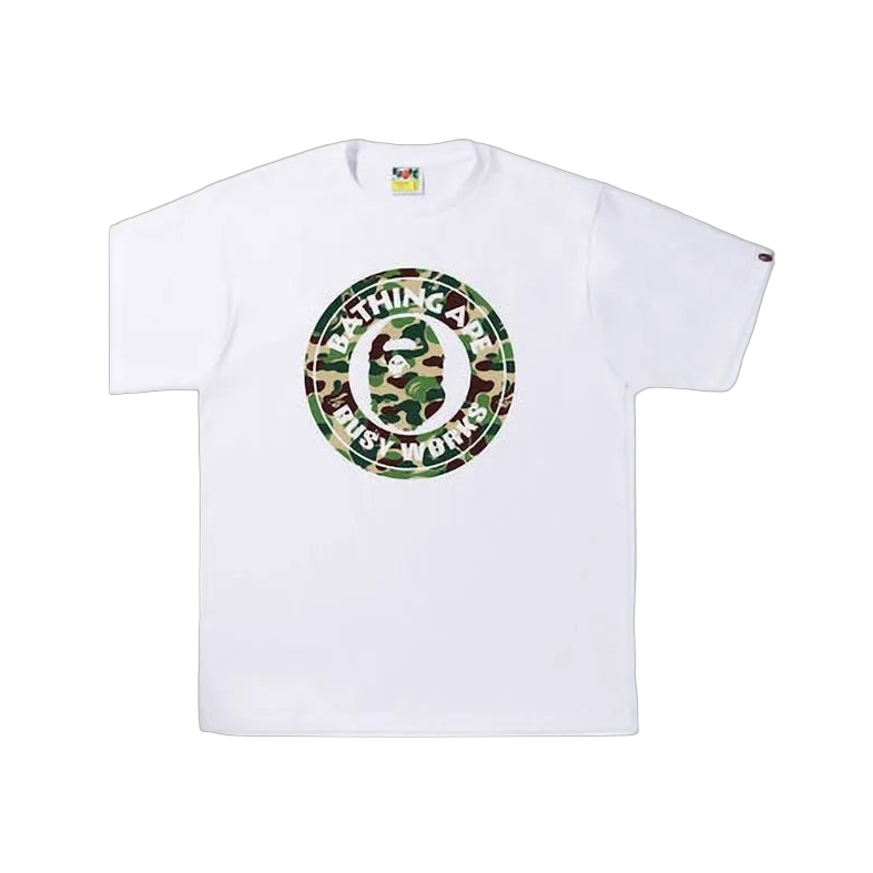 BAPE 1st Camo Busy Works Tee 'White'