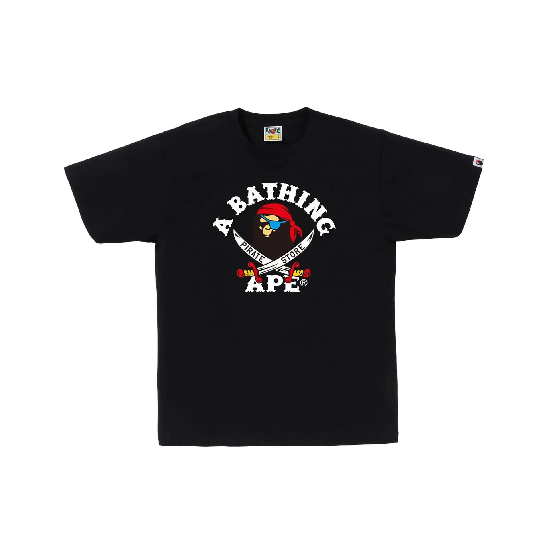 Bape Ape Pirate Tee Black