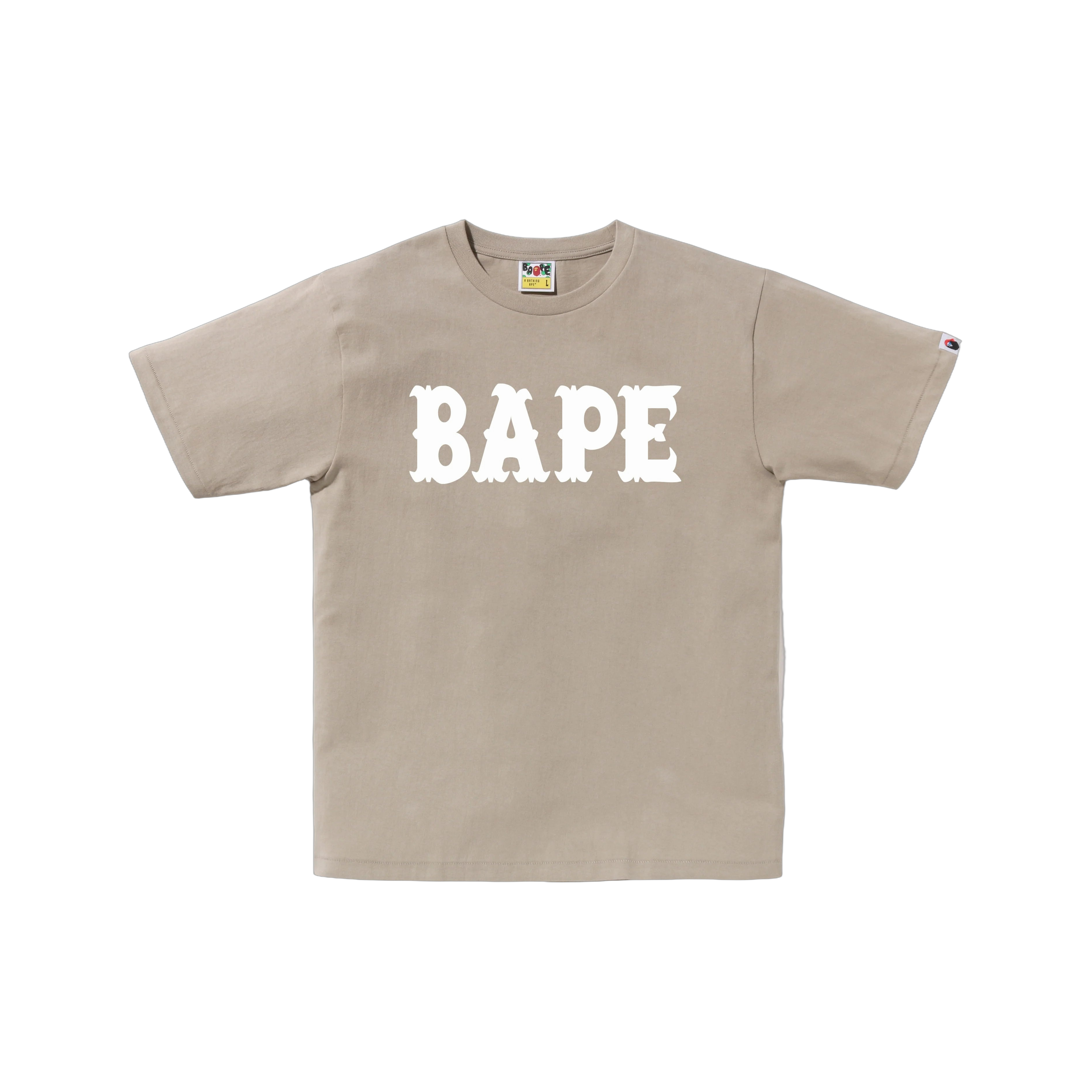 Bape US Pirate Store Bape Tee Beige