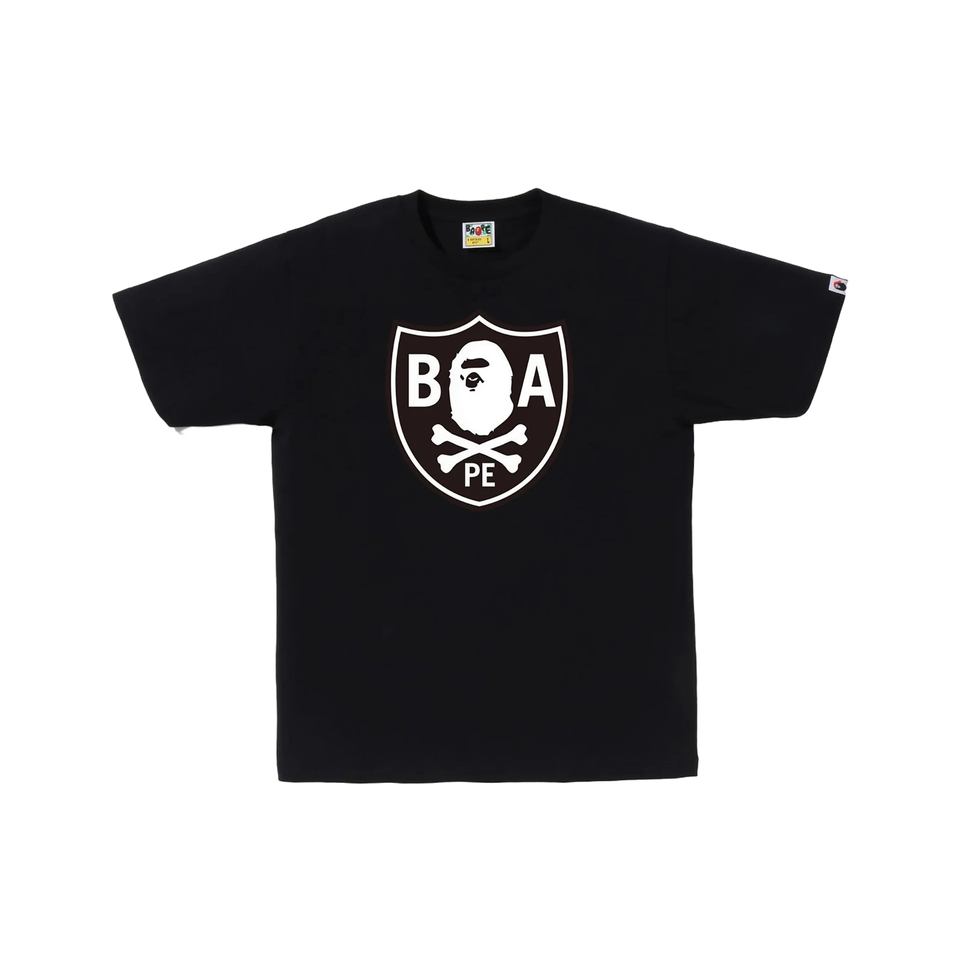 Bape Ape Crossbone Tee Black