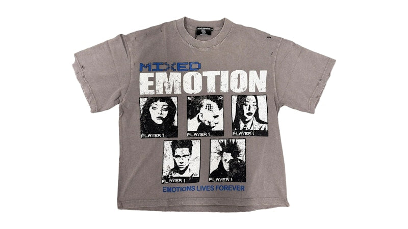 Mixed Emotion Gallery Tee Brown