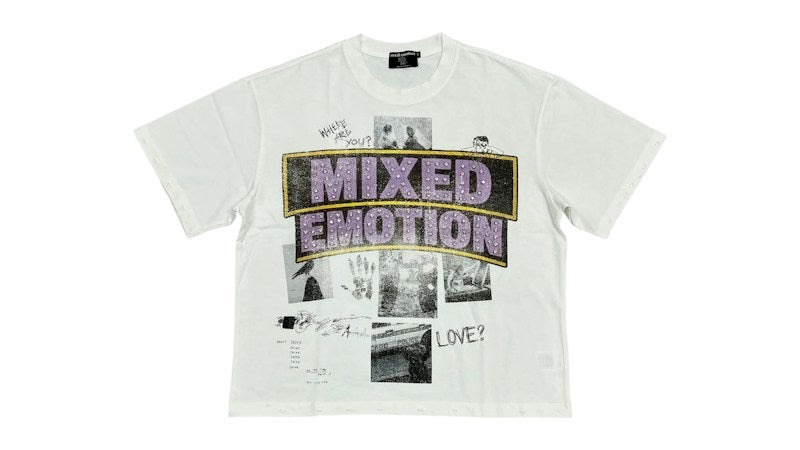Mixed Emotion Lost Identity Tee White