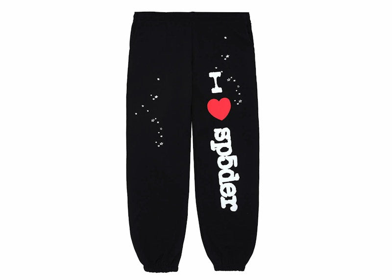 Sp5der Souvenir SP5 Sweatpants Black