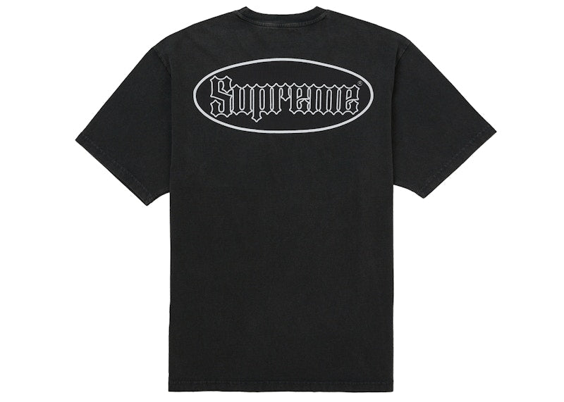 Supreme Cracked Pocket S/S Top Black