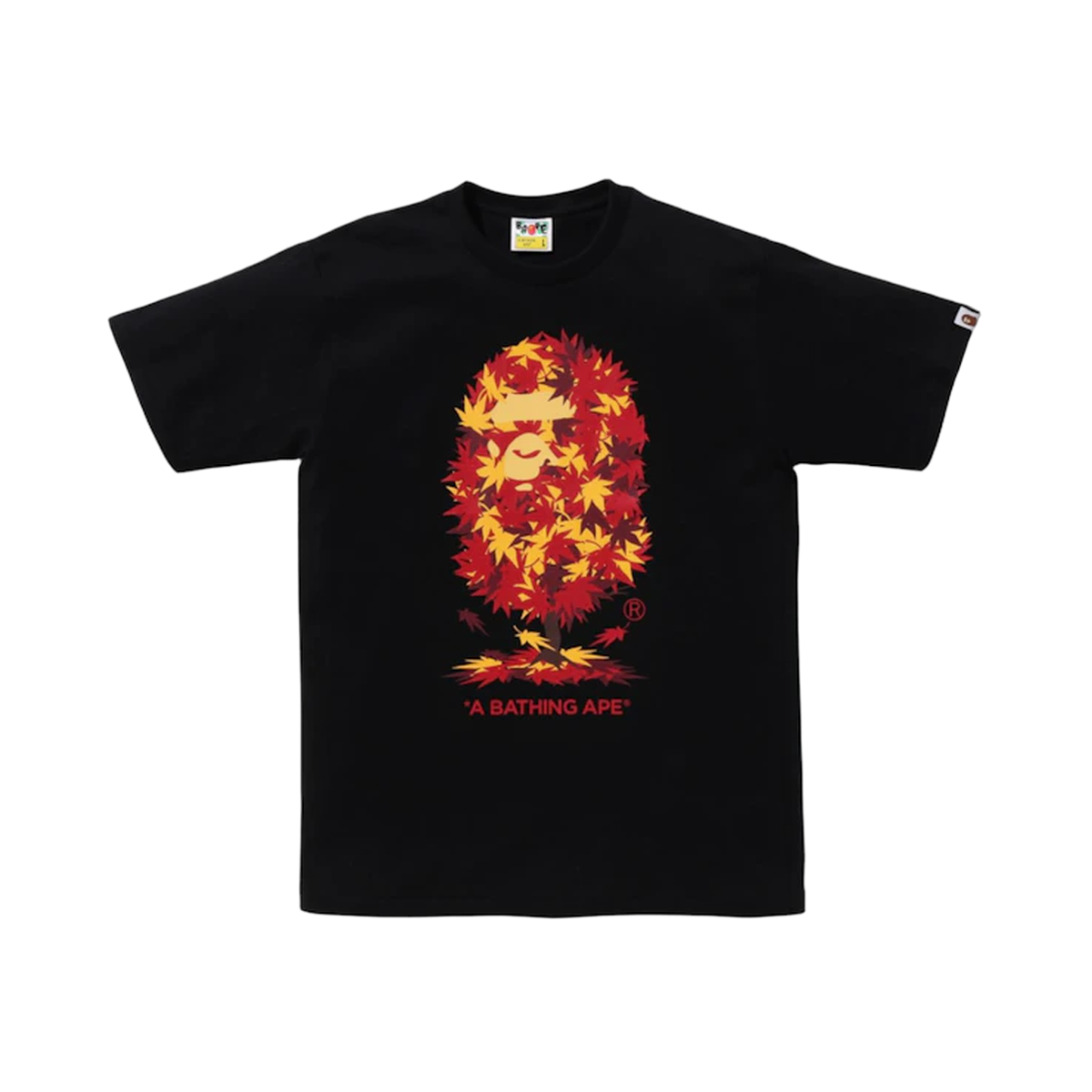 Bape Japan Autumn Ape Head Tee Black