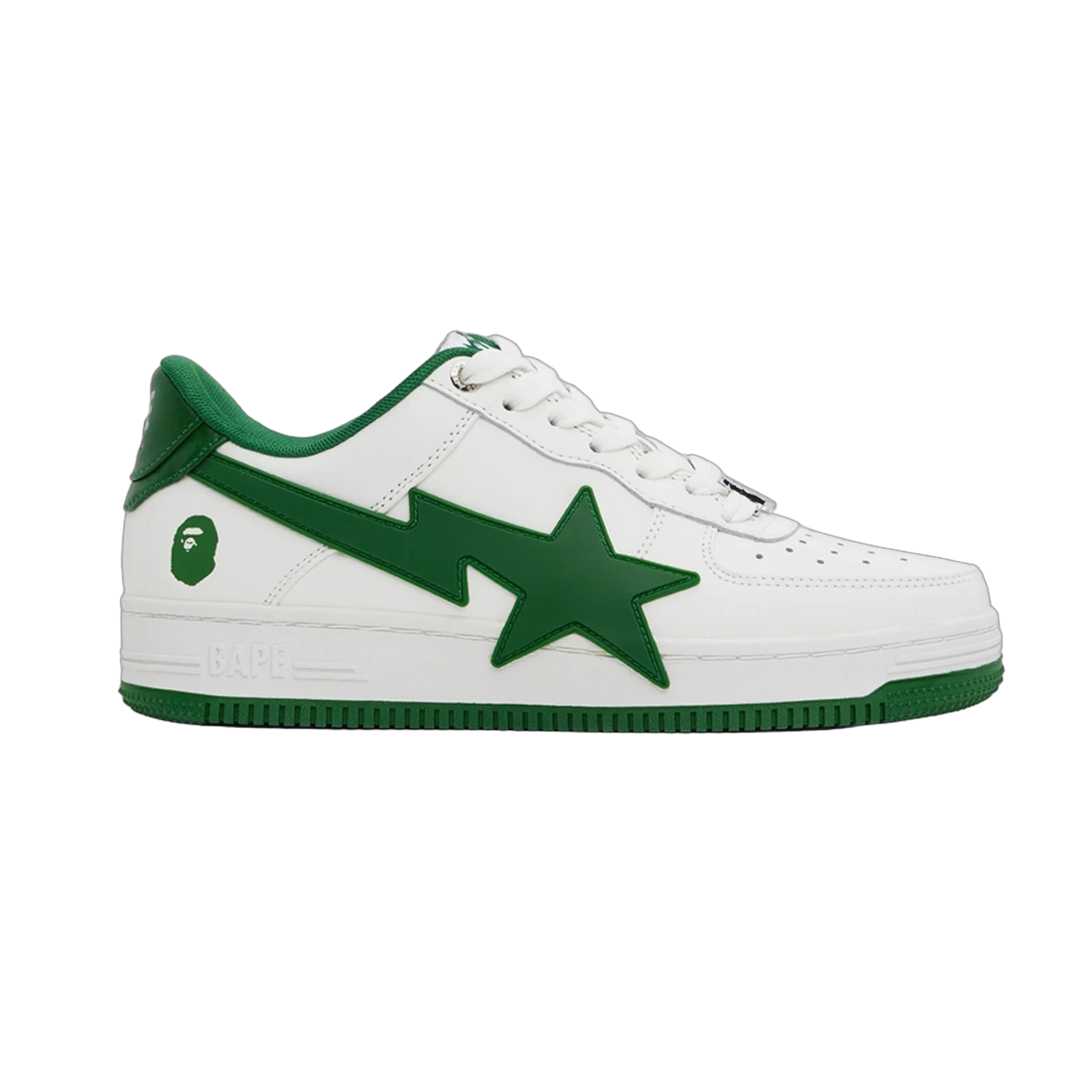 Bapesta White & Green STA OS #2