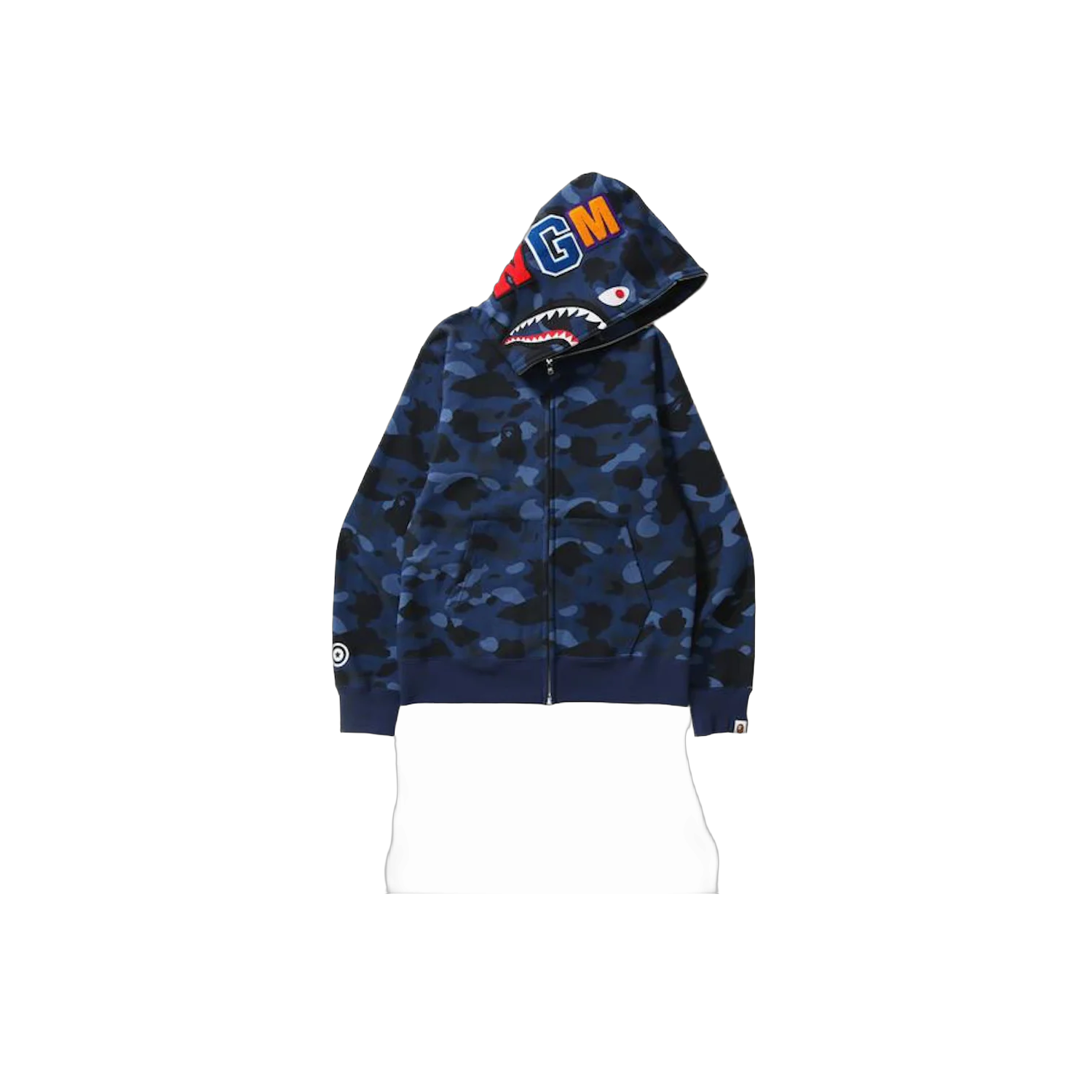 Bape Navy Camo Zip Up