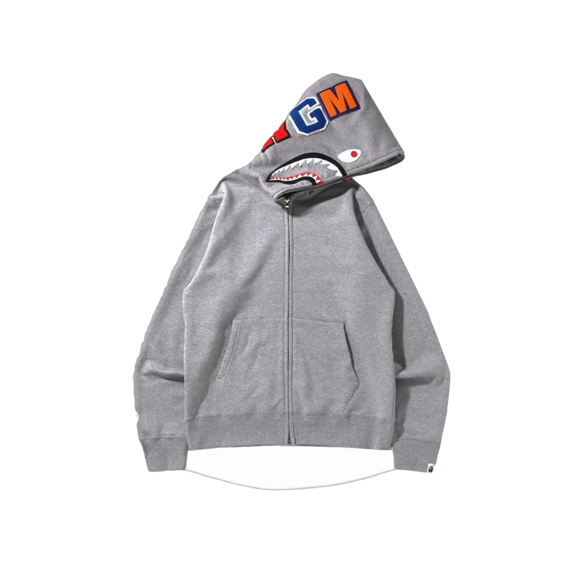 Bape Grey Zip Up