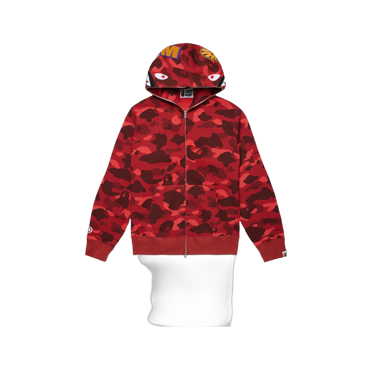Bape Red Camo Zip Up