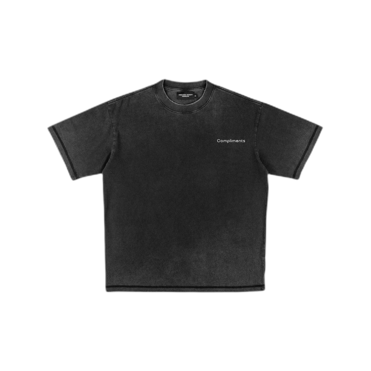 Compliments Bad Day Just 24 Hours Black Vintage Tee