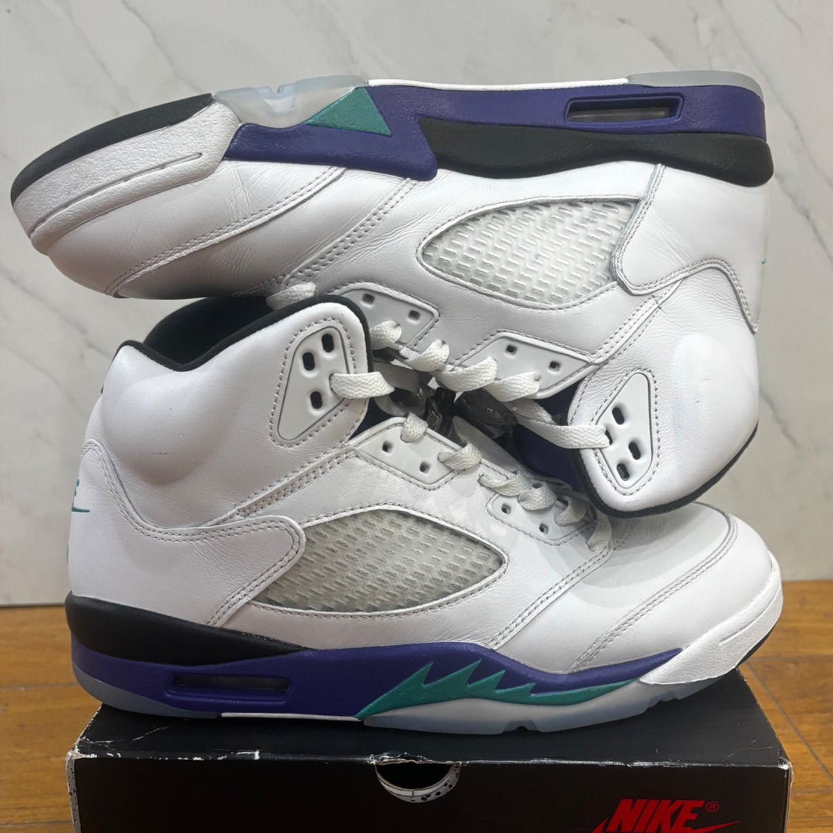 Jordan 5 Retro Grape (2025) Size 10 (Lightly Worn Pre-Owned)